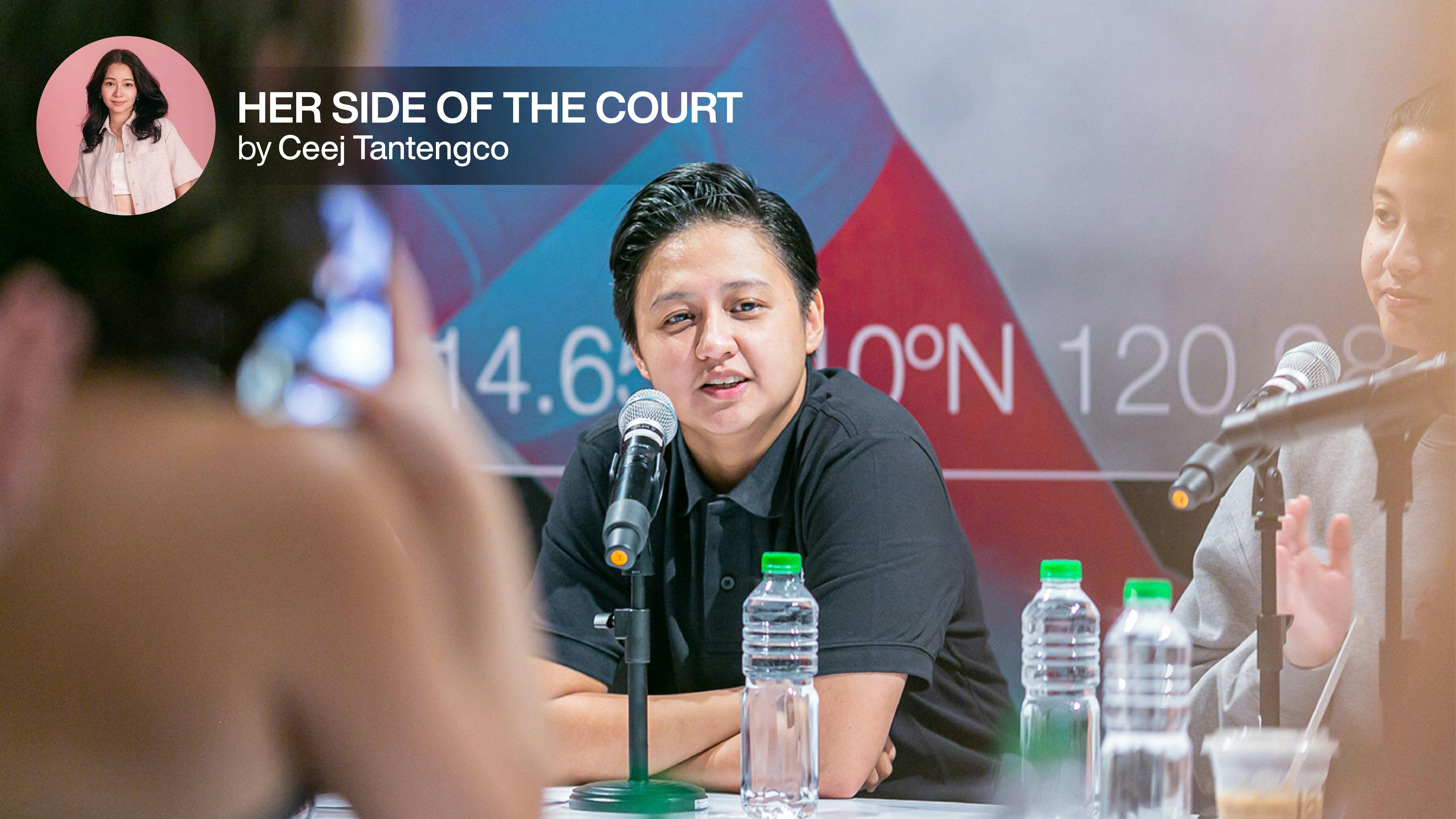 HER SIDE OF THE COURT | Coach Mau Belen is the first female PBA coach, but she should not be the last